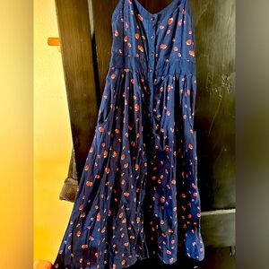 Cooperative Blue Strawberry Dress Size 2.